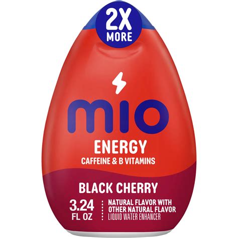 Mio Energy Black Cherry Liquid Water Enhancer - Shop Mixes & flavor ...