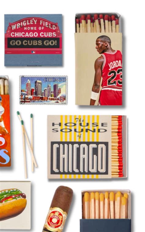 Chicago Matchbox Poster - Etsy