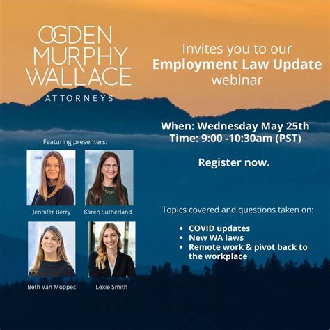 Ogden Murphy Wallace on LinkedIn: Employment law is changing at a rapid ...