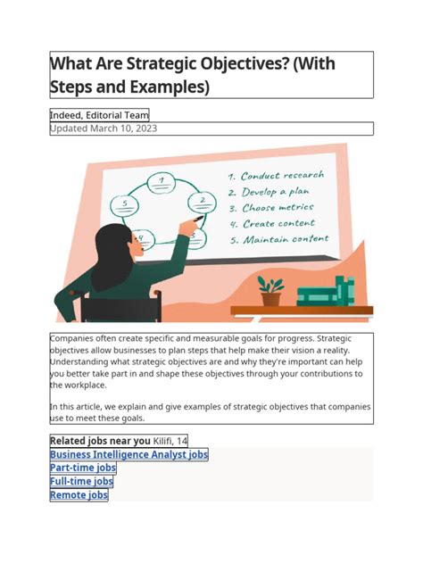Strategic Objectives Examples 的图像结果