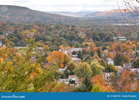 Autumn in Oneonta, New York Stock Image - Image of overlook, seasons ...