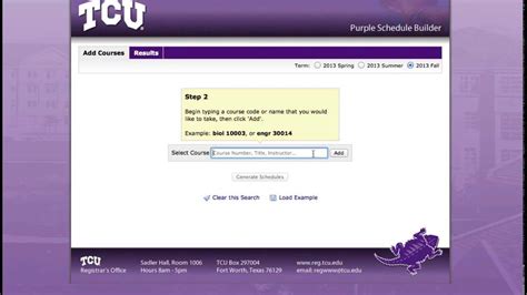 Purple Schedule Builder - YouTube