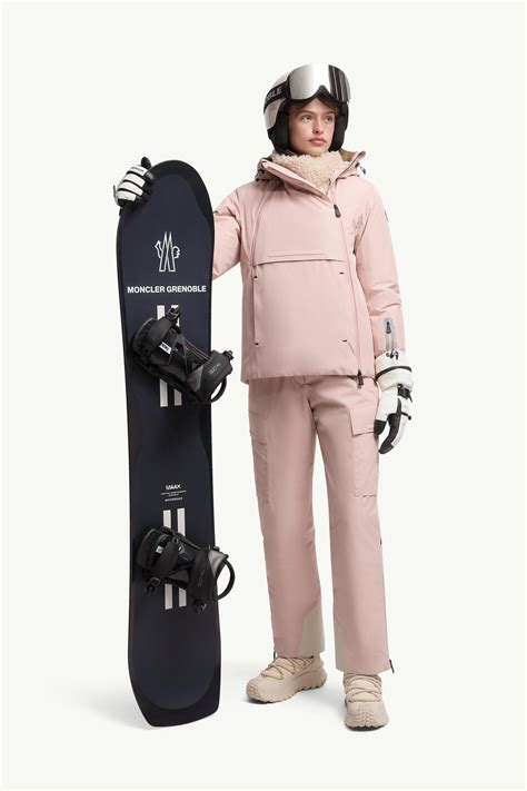 Ampay GORE-TEX gefütterte Skijacke mit Kapuze Pink - Kurze Daunenjacken ...
