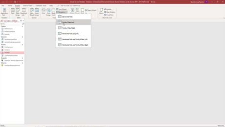 Image result for Access Navigation Control Form