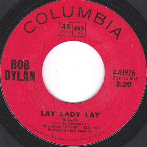 Lay Lady Lay / Peggy Day by Bob Dylan (Single, Country Rock): Reviews ...