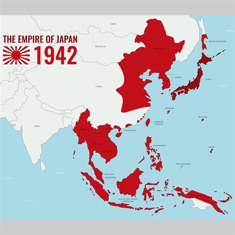1942年の大日本帝国の国防圏