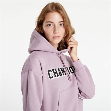 Hoodies and sweatshirts Champion Hooded Sweatshirt Purple (115370 CHA ...