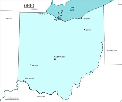 Lake Erie Ohio Map | Maps Of Ohio