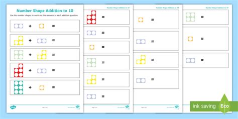 Image result for Forming Number 10 for Kids Using Addition of Two Numbers