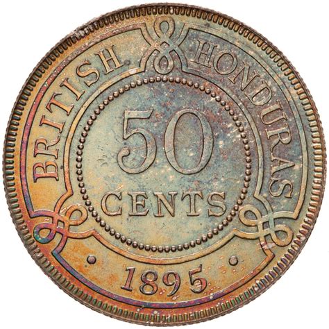 Fifty Cents, Coin Type from British Honduras - Online Coin Club