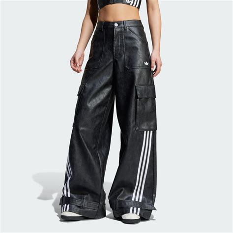Adilenium Season 3 Vintage Faux Leather Pants - Black | adidas Hong Kong