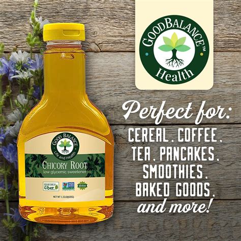 Buy Good Balance Health Chicory Root Syrup, All Natural and Organic ...