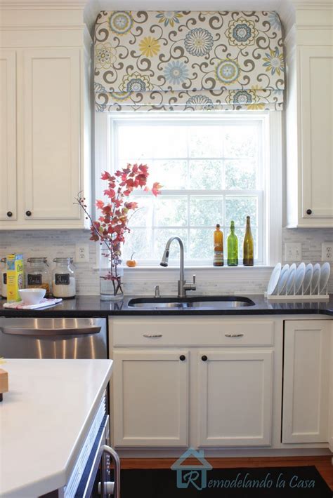 12 Impressive DIY Window Treatments | Kitchen sink window, White ...