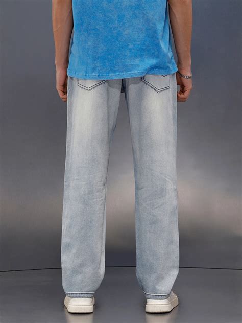 Relaxed Anti-Fit Jeans | Light Blue – Wrogn