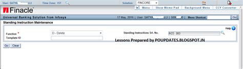 Finacle Training Lesson 17 - RD Account Closure