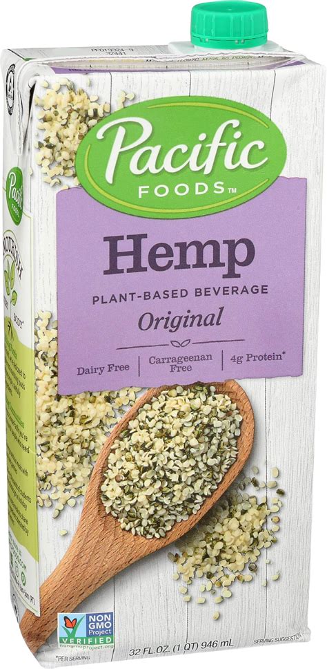 Amazon.com: Pacific Foods Original Hemp Milk, 32 FZ