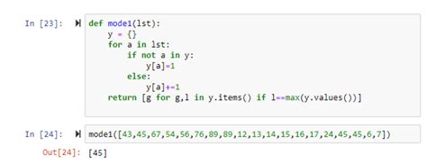 How to Find Mode Value in Python 的图像结果