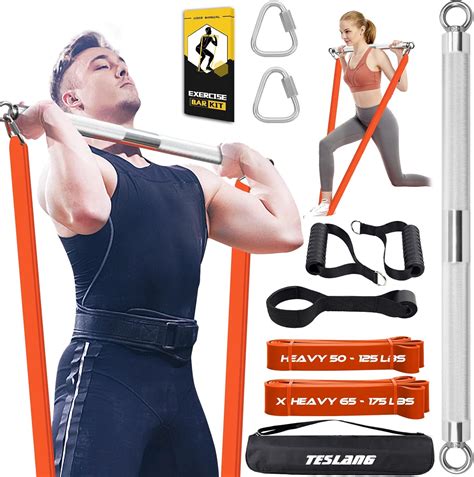 TESLANG Resistance Band Bar, Heavy Resistance Bands with Bar India | Ubuy