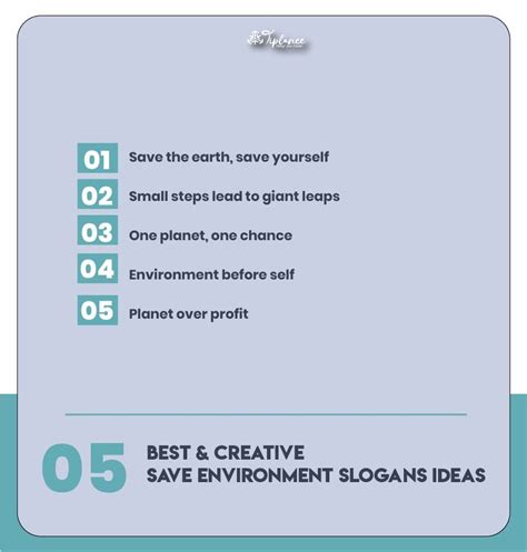 Slogan Examples for Environment 的图像结果