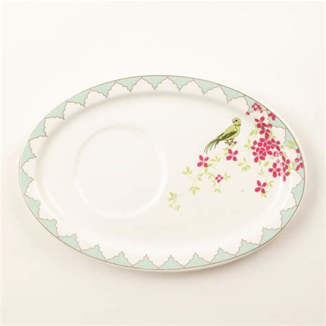 Buy Showstopper Haven Printed Bone China Cup and Saucer - Set of 4 from ...