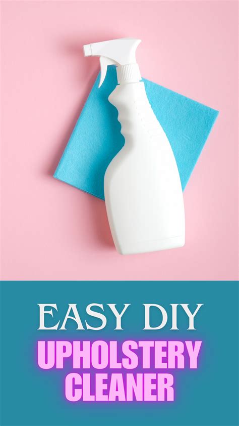 Natural Homemade Upholstery Cleaner: DIY Spray - Mommy Lounge