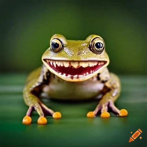 Frog With Human Teeth