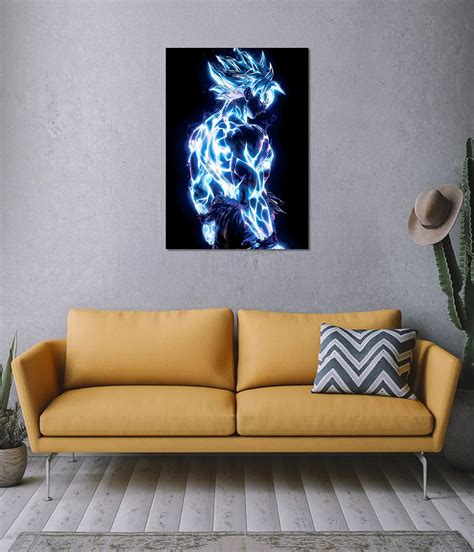 Goku Super Saiyan Blue Electric Wall Poster | Everanta