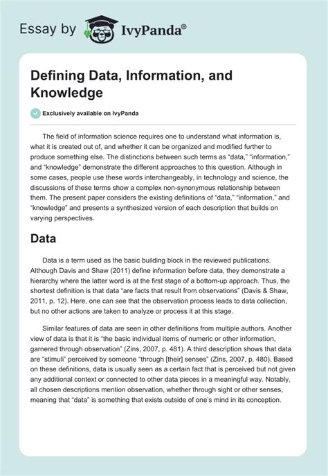 Knowledge Information Data Definition 的图像结果