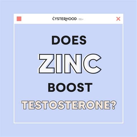 Does Zinc Boost Testosterone? - PCOS Weightloss