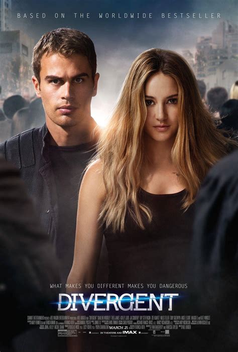 Divergent Four And Tris Poster