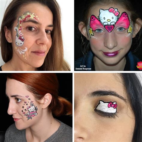 Hello Kitty Face Paint