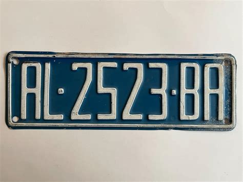 1960 Alabama Boat License Plate ONLY Year of This State-Issued Type ALL ...