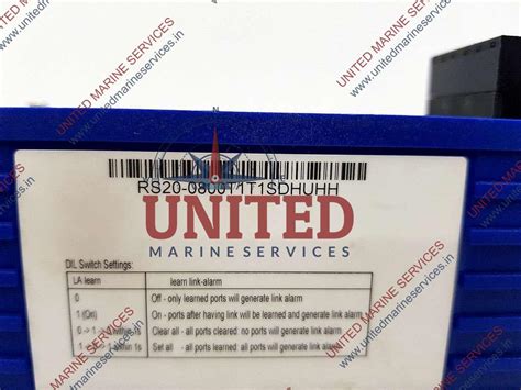 HIRSCHMANN RAIL SWITCH RS20 0800T1T1SDHUHH | United Marine Services