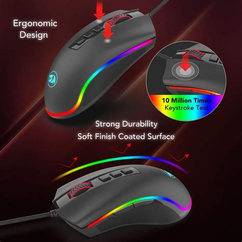 Cobra M711 Wired RGB Gaming Mouse – Redragon India