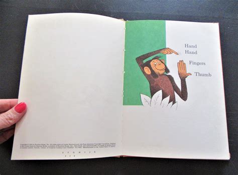 1969 Vintage HAND HAND FINGERS Thumb / Bright and Early Book - Etsy