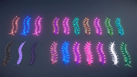 CYBER Centipede Worms 3D