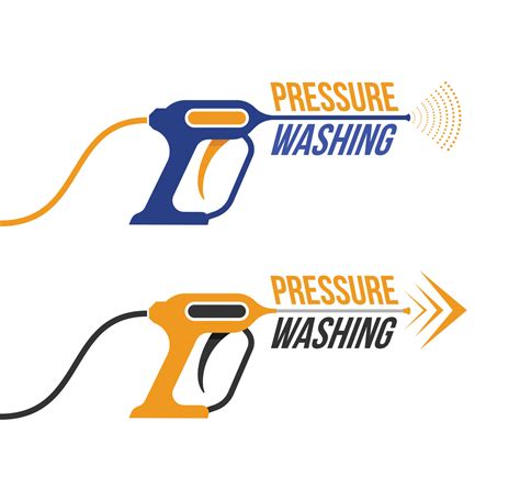 pressure washing logo. pressure washing service logo. 19507695 Vector Art at Vecteezy