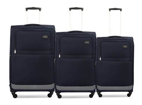 The Clownfish Combo of 3 Sydney Luggage Polyester Soft Case Suitcases ...