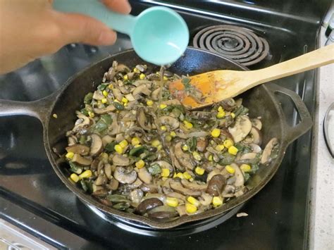 Mushroom Corn Truffle Quesadillas - Honey, Whats Cooking