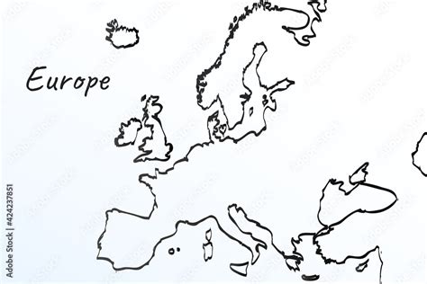 Europe Map Drawing 的图像结果