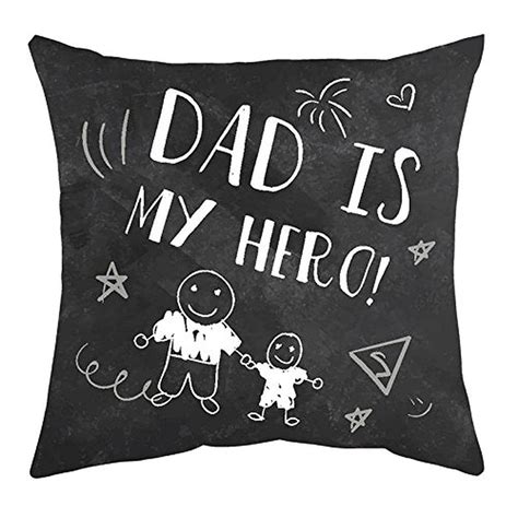 Buy Urban Baniya Gift Wrap Dad is My Hero Cushion Cover, Digital ...