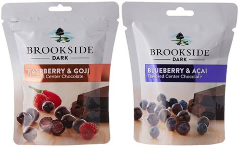 Brookside Dark Chocolate Raspberry and Goji 100g & Blueberry and Acai ...