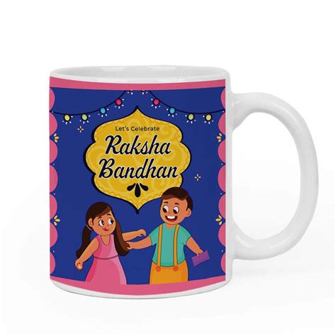 Buy Online Let's Celebrate Raksha Bandhan Rakhi & Mug Combo ...