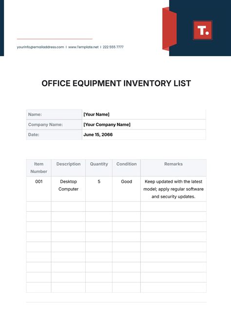 Free Concession Stand Inventory Template to Edit Online