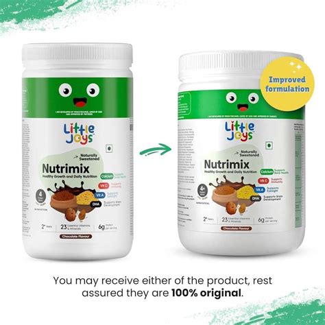 Little Joys Chocolate Nutrimix for Kids 2-6 Years | Better Immunity ...