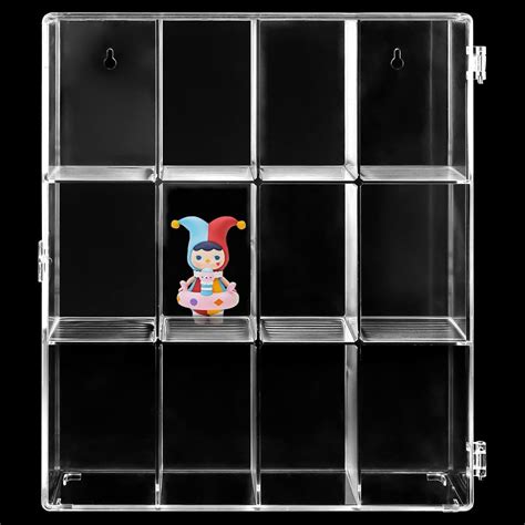 Buy Clear Display Case Design 12 Compartments Display Case Cabinet ...
