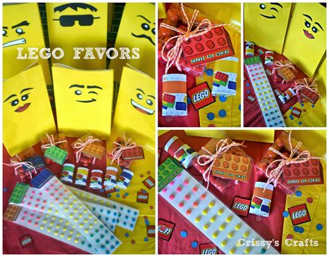 Crissy's Crafts: Lego Party Favor Ideas & Blog Hop