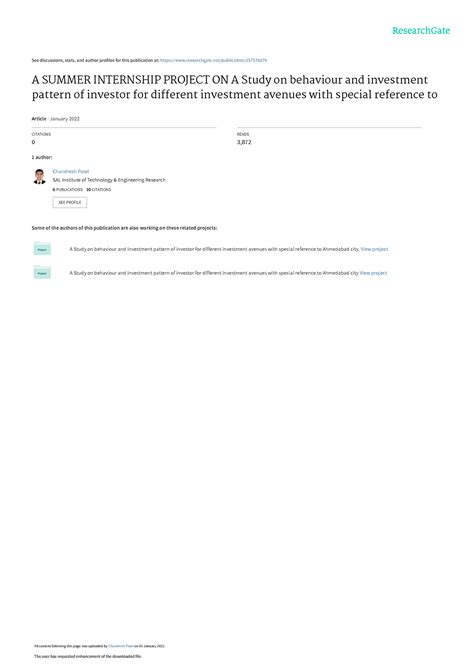 Chandresh Varmora 2080705920301 - See discussions, stats, and author ...