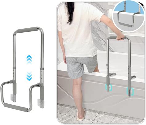 Amazon.com: Bath Tub Handles for Seniors Shower Rails Elderly Adults ...