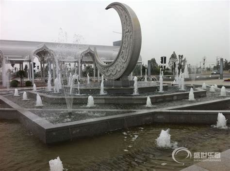 银川中阿之轴景观雕塑喷泉_喷泉公司-北京喷泉公司-音乐喷泉设计公司-北京盛世乐章喷泉工程公司